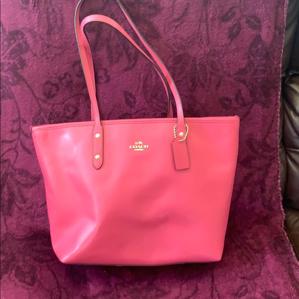 Coach handbag excellent condition pink
